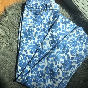 SALE💥 MK Floral Ankle Crop Slim Fit Jeans